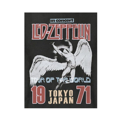 Charcoal - Side - Amplified Unisex Adult Tokyo 71 Led Zeppelin Sweatshirt