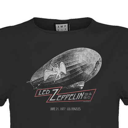 Charcoal - Back - Amplified Womens-Ladies Dazed And Confused Led Zeppelin Crop Top