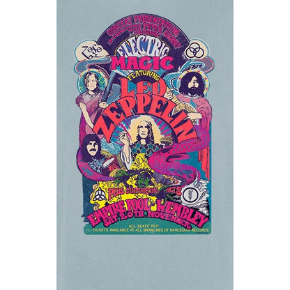 Strange Blue - Back - Amplified Unisex Adult Electric Magic Led Zeppelin Sleeveless Tank Top
