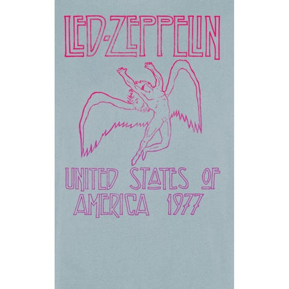 Strange Blue - Back - Amplified Unisex Adult 77 Gradient Led Zeppelin Sleeveless Tank Top