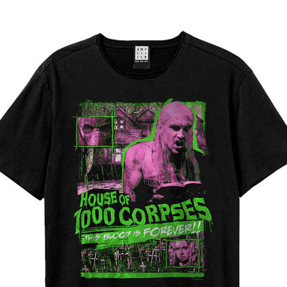 Black - Back - Amplified Unisex Adult House Of 1000 Corpses This Blood Forever Rob Zombie T-Shirt