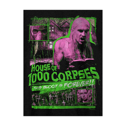 Black - Side - Amplified Unisex Adult House Of 1000 Corpses This Blood Forever Rob Zombie T-Shirt