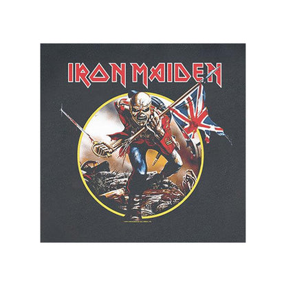 Charcoal - Side - Amplified Womens-Ladies Trooper Iron Maiden T-Shirt