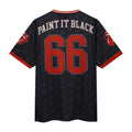 Black - Back - Amplified Unisex Adult Rock FC The Rolling Stones T-Shirt