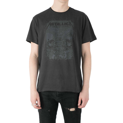 Charcoal - Side - Amplified Unisex Adult The Black Album Metallica T-Shirt