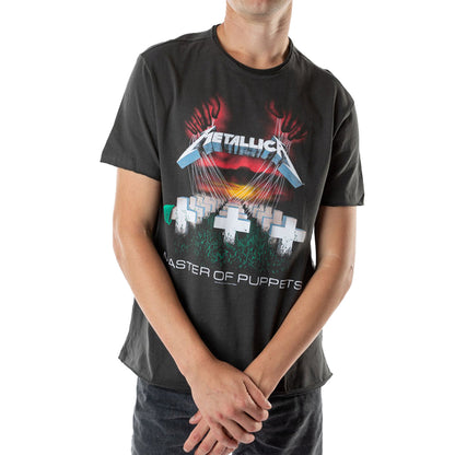 Charcoal - Back - Amplified Unisex Adult Master Of Puppets Metallica T-Shirt