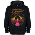 Black - Front - Amplified Unisex Adult Eye Of The Moon Queens Of The Stone Age Hoodie