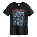 Black - Front - Amplified Mens 9 Eddies Iron Maiden T-Shirt