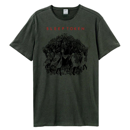 Charcoal - Front - Amplified Unisex Adult The Love You Want Sleep Token T-Shirt