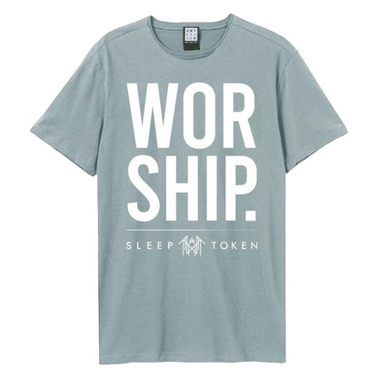 Strange Blue - Front - Amplified Unisex Adult Worship Sleep Token T-Shirt