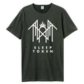 Charcoal - Front - Amplified Unisex Adult Crystalina Logo Sleep Token T-Shirt