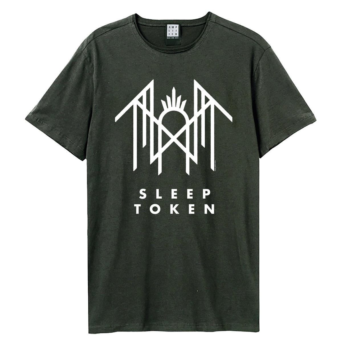 Charcoal - Front - Amplified Unisex Adult Crystalina Logo Sleep Token T-Shirt