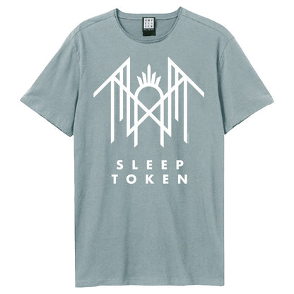 Strange Blue - Front - Amplified Unisex Adult Crystalina Logo Sleep Token T-Shirt