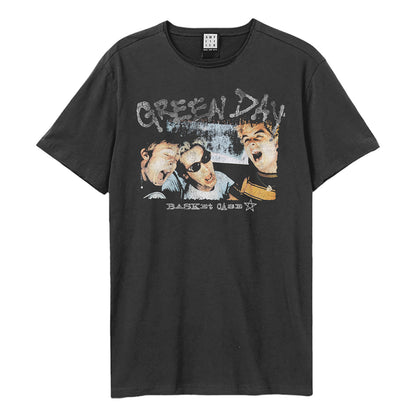 Charcoal - Front - Amplified Unisex Adult Basket Case Green Day T-Shirt