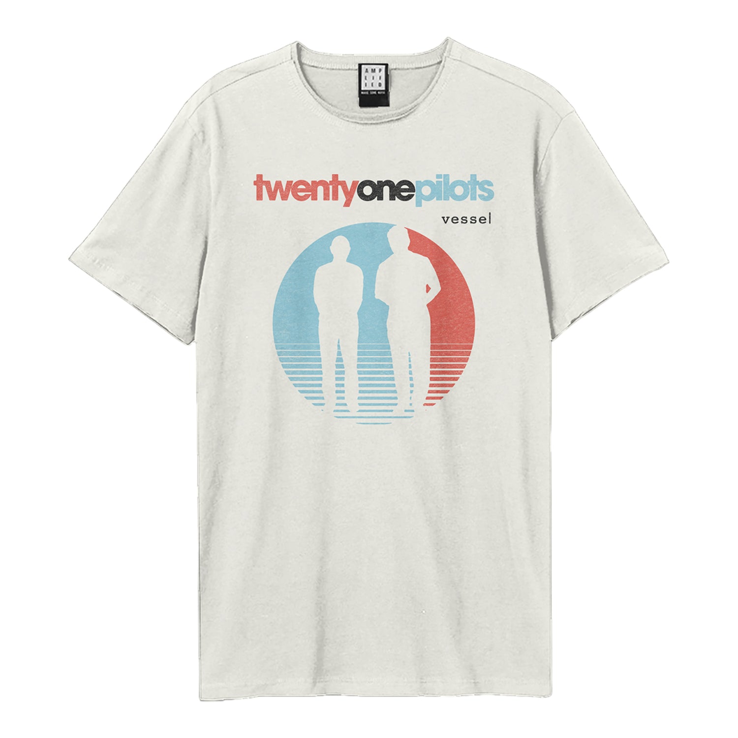 Vintage White - Front - Amplified Unisex Adult Grandpas Retro Twenty One Pilots T-Shirt