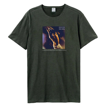 Charcoal - Front - Amplified Unisex Adult New Values Iggy Pop Back Print T-Shirt
