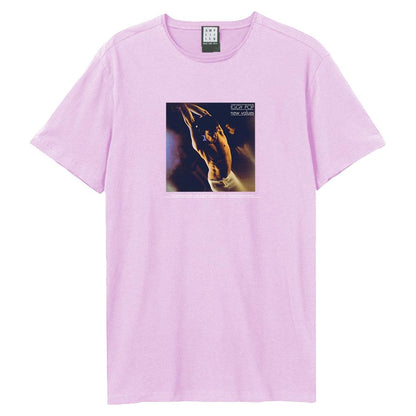 Pink - Front - Amplified Unisex Adult New Values Iggy Pop Back Print T-Shirt