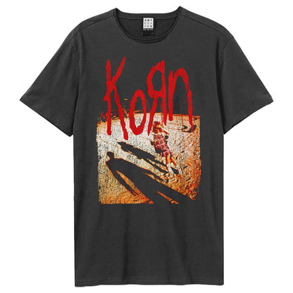 Charcoal - Front - Amplified Unisex Adult Self Titled Korn T-Shirt