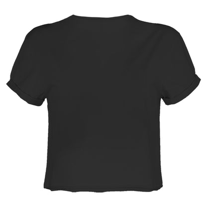 Charcoal - Back - Amplified Womens-Ladies Untouchables Korn Crop Top