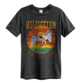 Charcoal - Front - Amplified Unisex Adult US Tour 75 Led Zeppelin T-Shirt