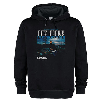Black - Front - Amplified Unisex Adult West Coast´s Very Own Ice Cube Hoodie