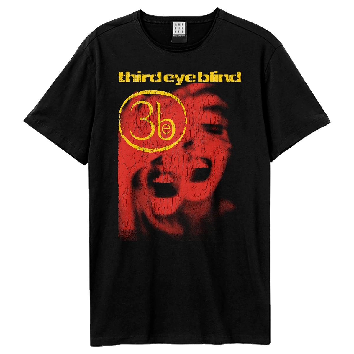 Black - Front - Amplified Unisex Adult Self Titled 97 Third Eye Blind T-Shirt