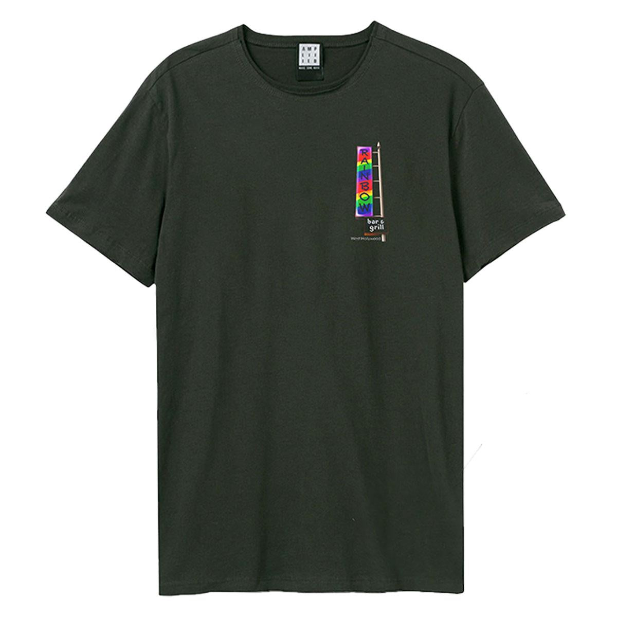 Charcoal - Front - Amplified Unisex Adult The Rainbow Room T-Shirt