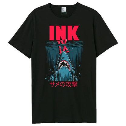 Black - Front - Amplified Unisex Adult Jaws Ice Nine Kills T-Shirt