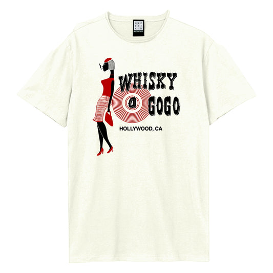 Vintage White - Front - Amplified Unisex Adult Smokin´ Whisky A Go Go T-Shirt