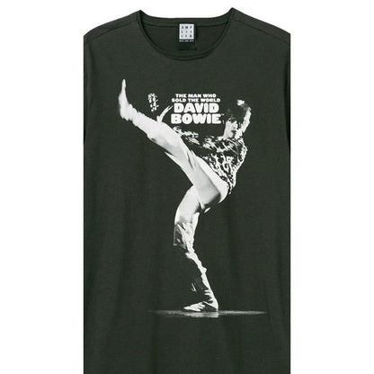 Charcoal - Back - Amplified Unisex Adult The Man Who Sold The World David Bowie T-Shirt