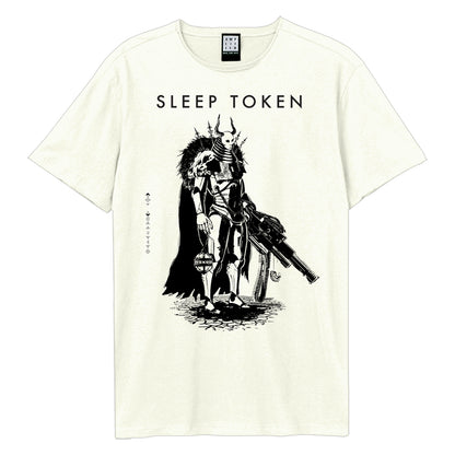 Vintage White - Front - Amplified Unisex Adult The Summoning Sleep Token T-Shirt