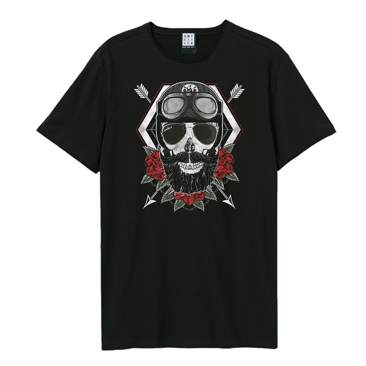 Black - Front - Amplified Unisex Adult Ride Or Die T-Shirt