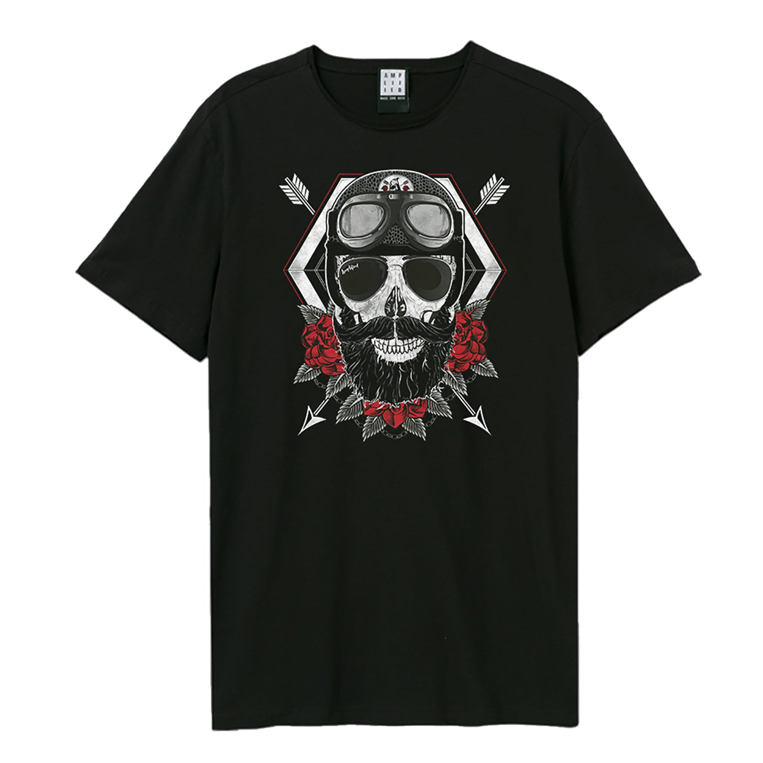 Black - Front - Amplified Unisex Adult Ride Or Die T-Shirt