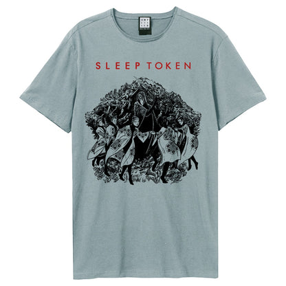 Strange Blue - Front - Amplified Unisex Adult The Love You Want Sleep Token T-Shirt