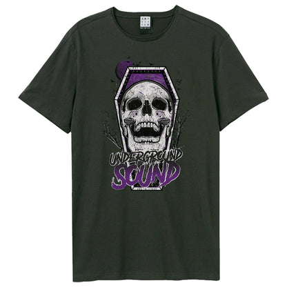 Charcoal - Front - Amplified Unisex Adult Underground Sound T-Shirt