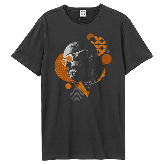 Charcoal - Front - Amplified Unisex Adult Pattern Head Teddy Swims T-Shirt