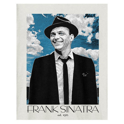 Vintage White - Back - Amplified Unisex Adult Blue Skies Frank Sinatra T-Shirt