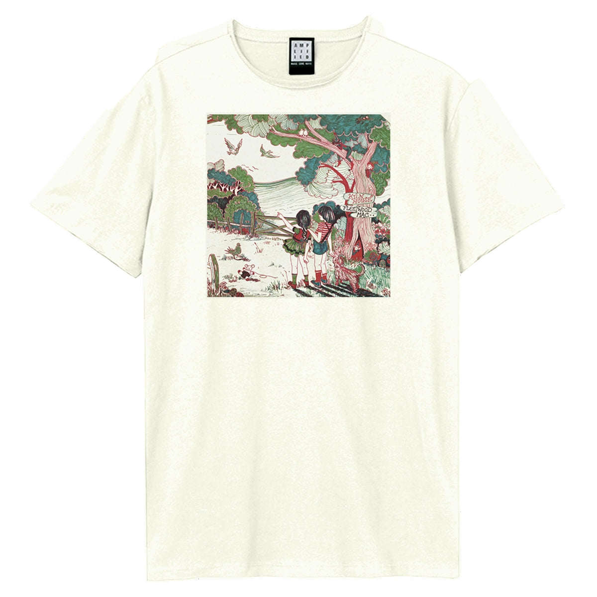 Vintage White - Front - Amplified Unisex Adult Kyln House Fleetwood Mac T-Shirt