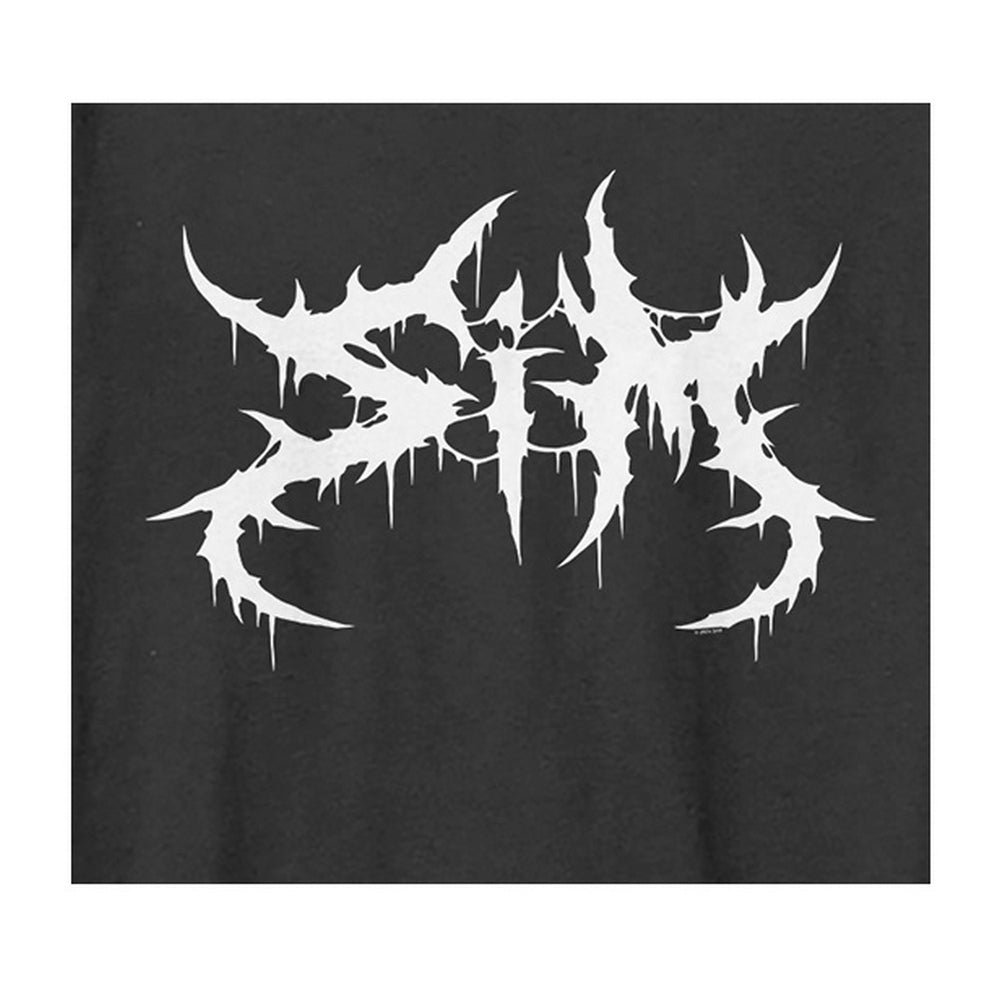 Charcoal - Back - Amplified Unisex Adult SiM Logo T-Shirt