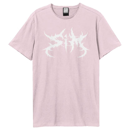 Pink 182 - Front - Amplified Unisex Adult SiM Logo T-Shirt