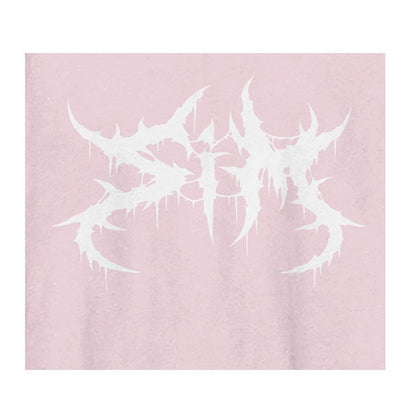 Pink 182 - Back - Amplified Unisex Adult SiM Logo T-Shirt