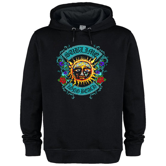 Black - Front - Amplified Unisex Adult Sun Crest Sublime Hoodie