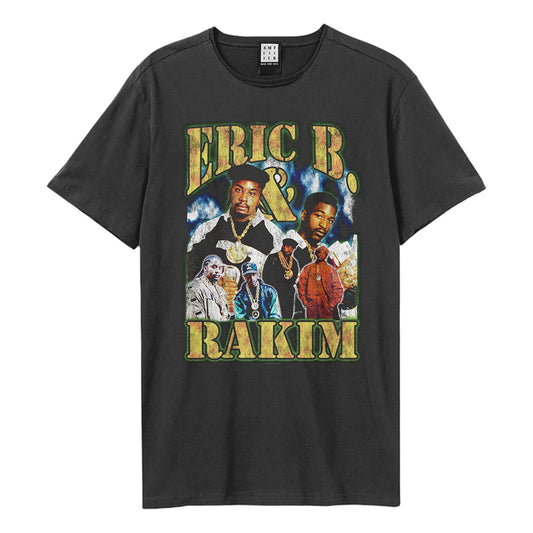 Charcoal - Front - Amplified Unisex Adult Group Bootleg Eric B. & Rakim T-Shirt