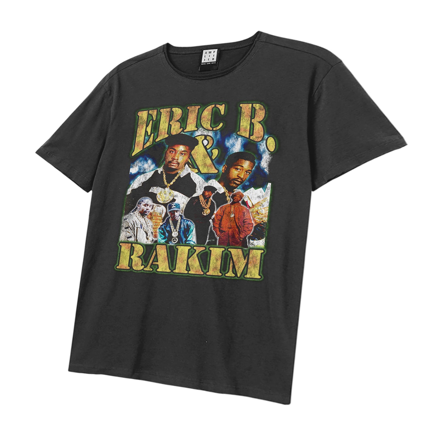 Charcoal - Back - Amplified Unisex Adult Group Bootleg Eric B. & Rakim T-Shirt