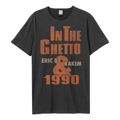 Charcoal - Front - Amplified Unisex Adult In The Ghetto Eric B. & Rakim T-Shirt