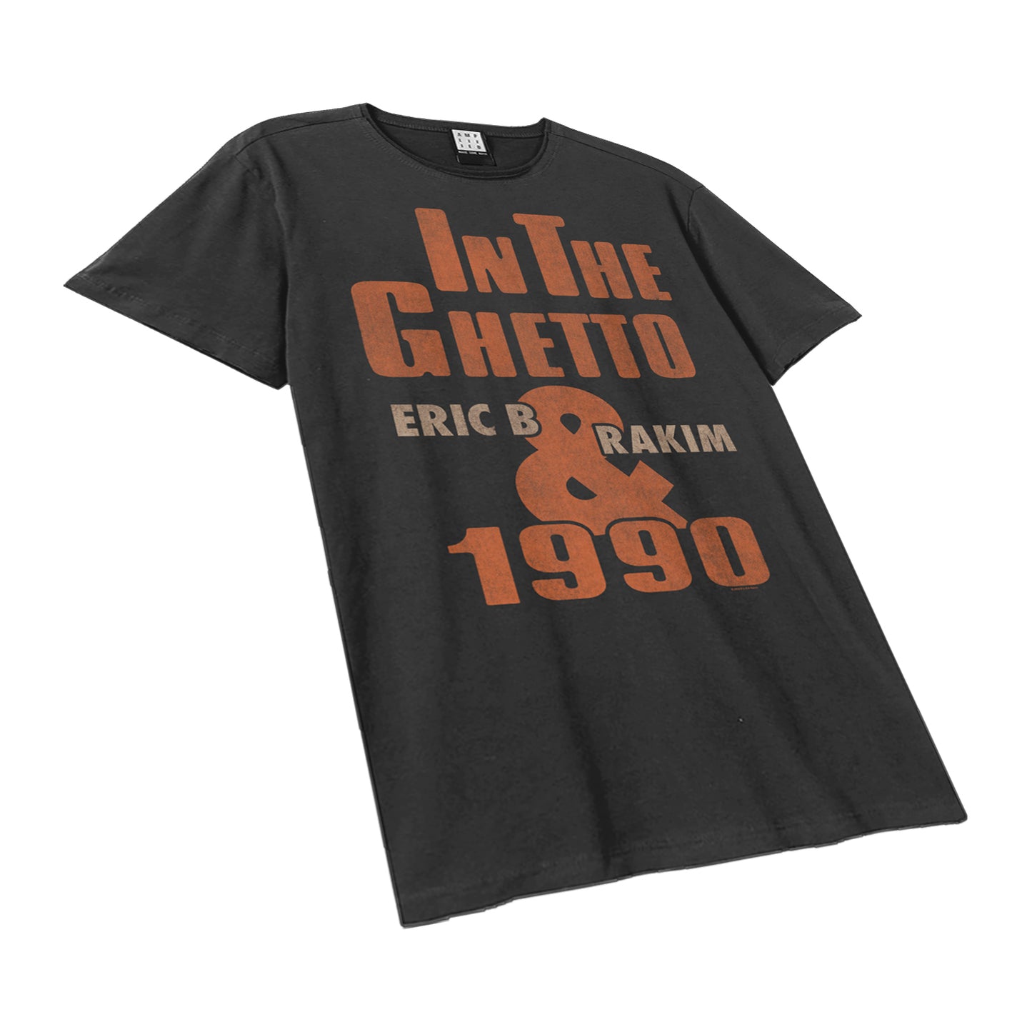 Charcoal - Back - Amplified Unisex Adult In The Ghetto Eric B. & Rakim T-Shirt