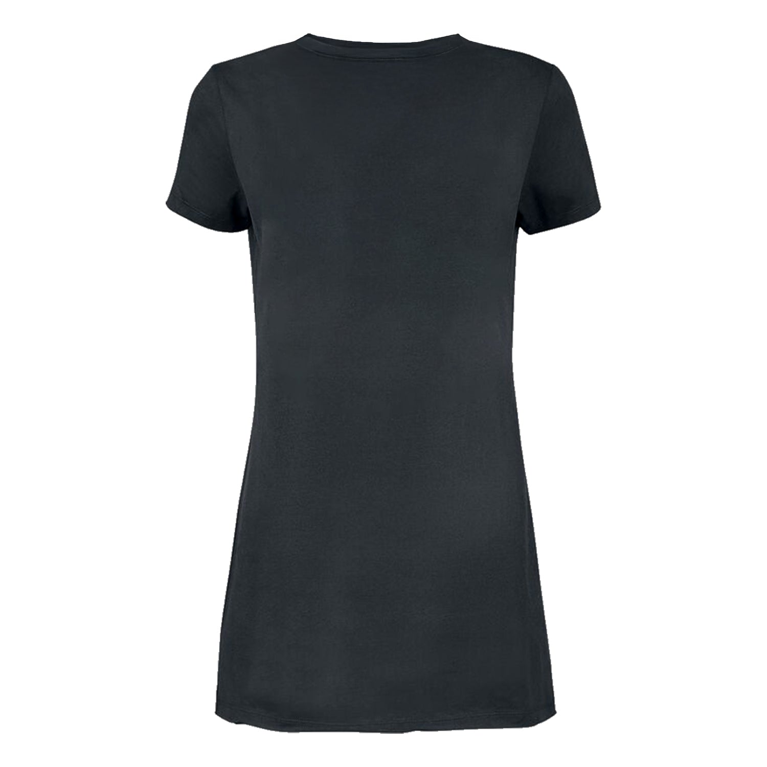 Charcoal - Back - Amplified Womens-Ladies World Sacrifice T-Shirt Dress