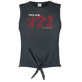 Charcoal - Front - Amplified Womens-Ladies Ghost In The Machine The Police Sleeveless T-Shirt