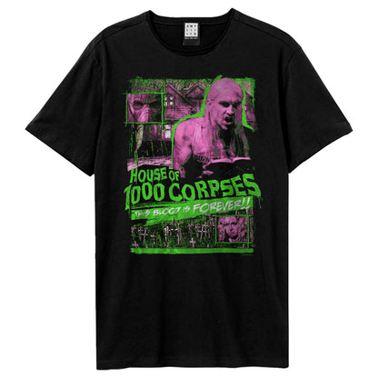 Black - Front - Amplified Unisex Adult This Blood Forever House of 1000 Corpses T-Shirt