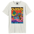 Vintage White - Front - Amplified Unisex Adult Be Here Now Oasis T-Shirt